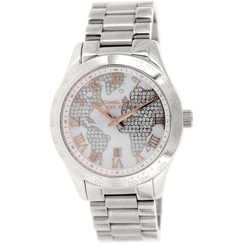 Michael Kors Women's Layton Quartz Watch with Stainless Steel 